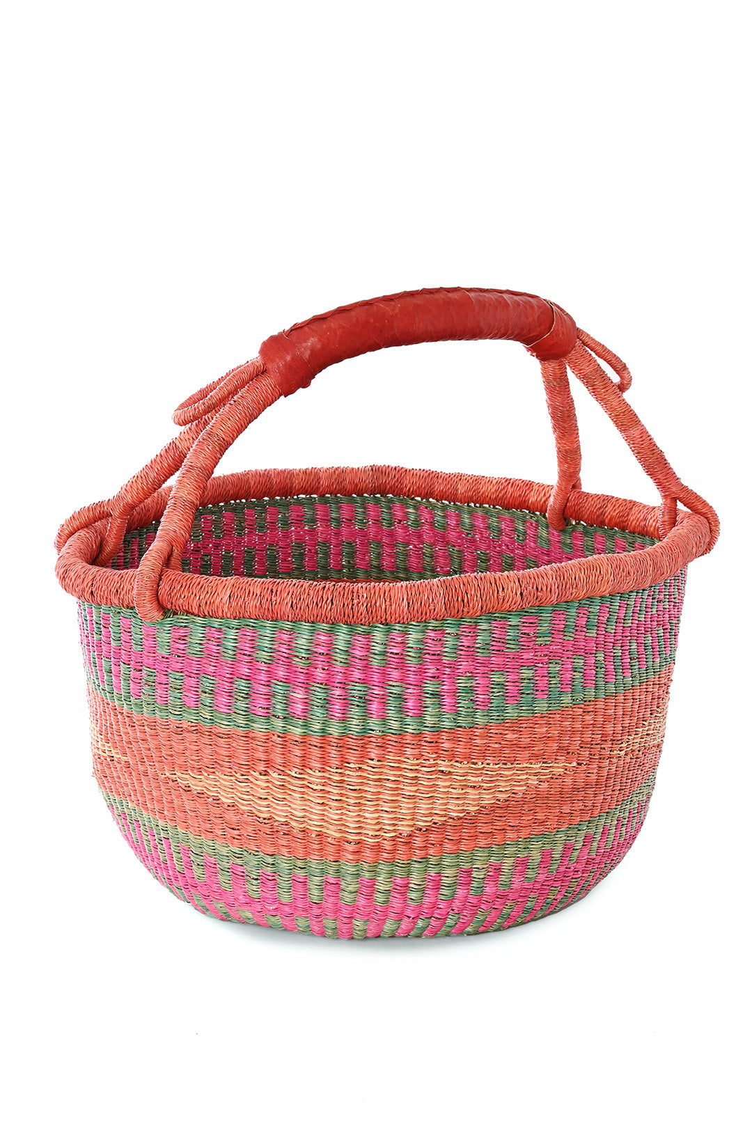 Desert Oasis Handwoven Bolga Basket