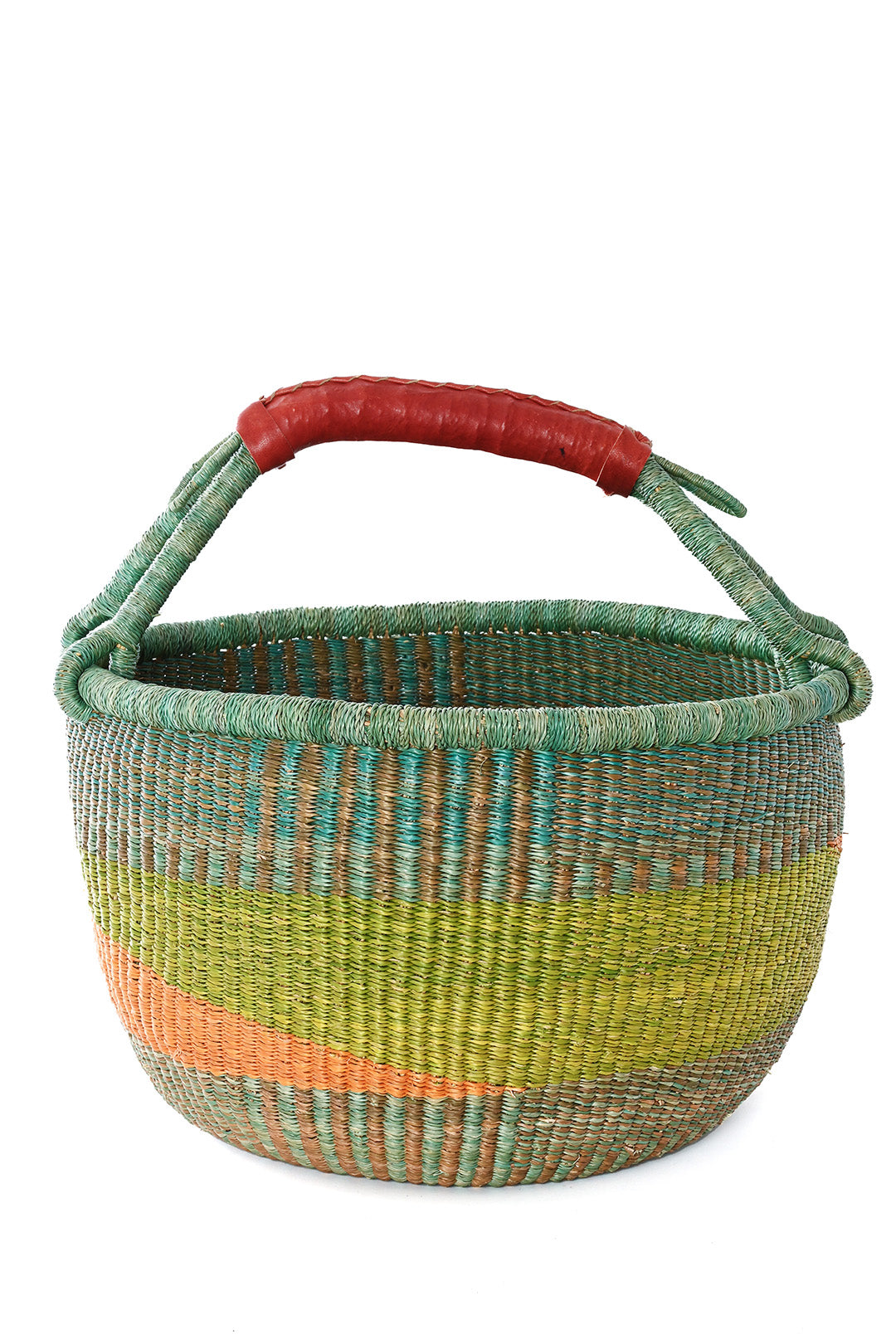 Poolside Citrus Handwoven Bolga Basket