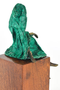 Emerald Elegance Lost Wax Bronze Sculpture