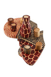 African Animal Tea Party Jacaranda Wood Sculpture Default Title
