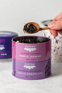 JusTea® Loose Leaf Purple Tea Trio Gift Tin Default Title