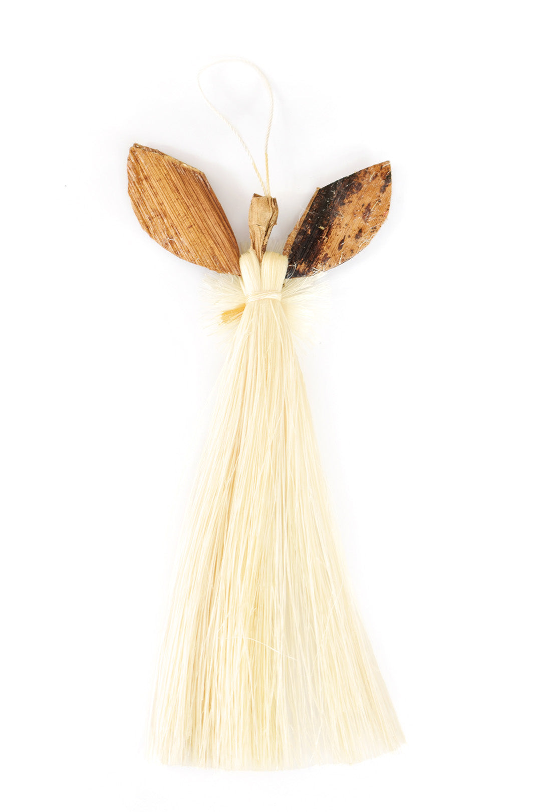 Banana Fiber and Sisal Kenyan Angel Ornament