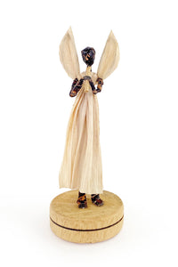 Tranquil Banana Fiber Standing Angel