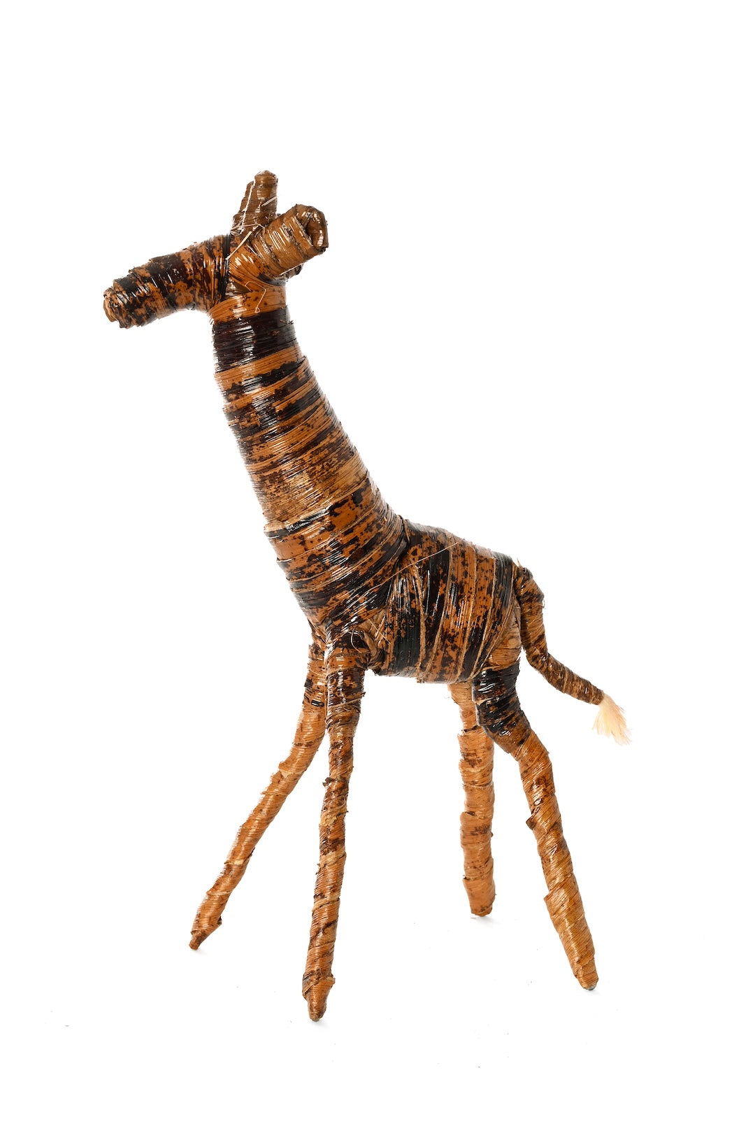 Banana Fiber Giraffe Sculpture