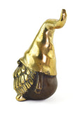 Nonsensical Gnome with Shiny Hat Bronze Sculpture