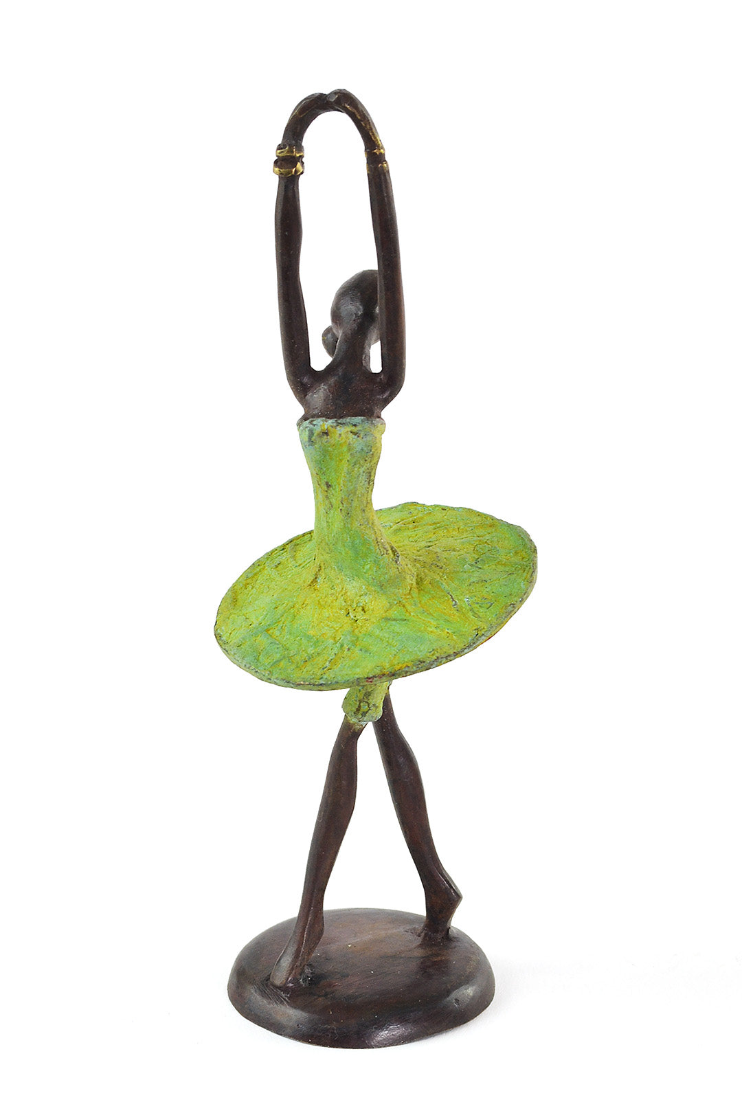 Ballerina in Relevé Lost Wax Bronze Sculpture