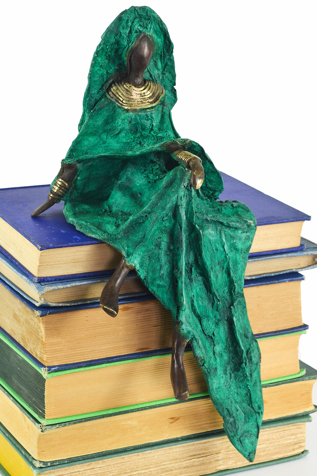 Emerald Elegance Lost Wax Bronze Sculpture