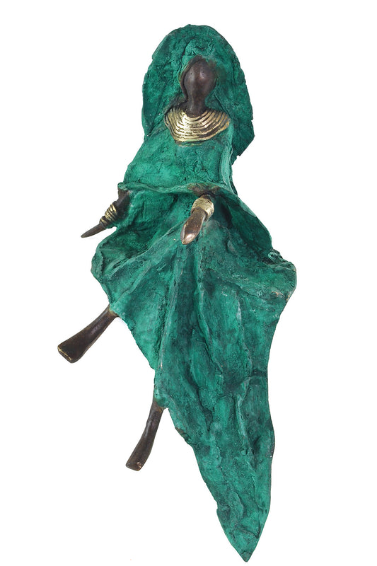 Emerald Elegance Lost Wax Bronze Sculpture