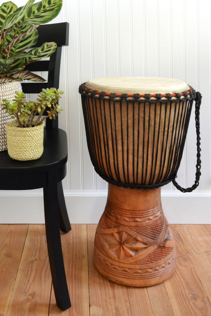 Large Ghanaian Djembe Drum