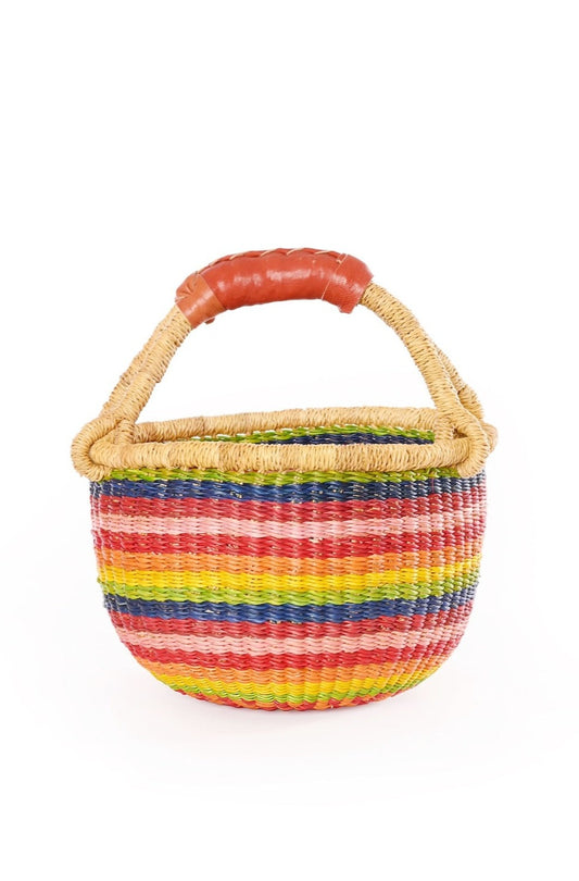 Rainbow Chaser Baby Bolga Basket