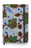 Ankara Wax Cloth Covered Journals - Cool Colors