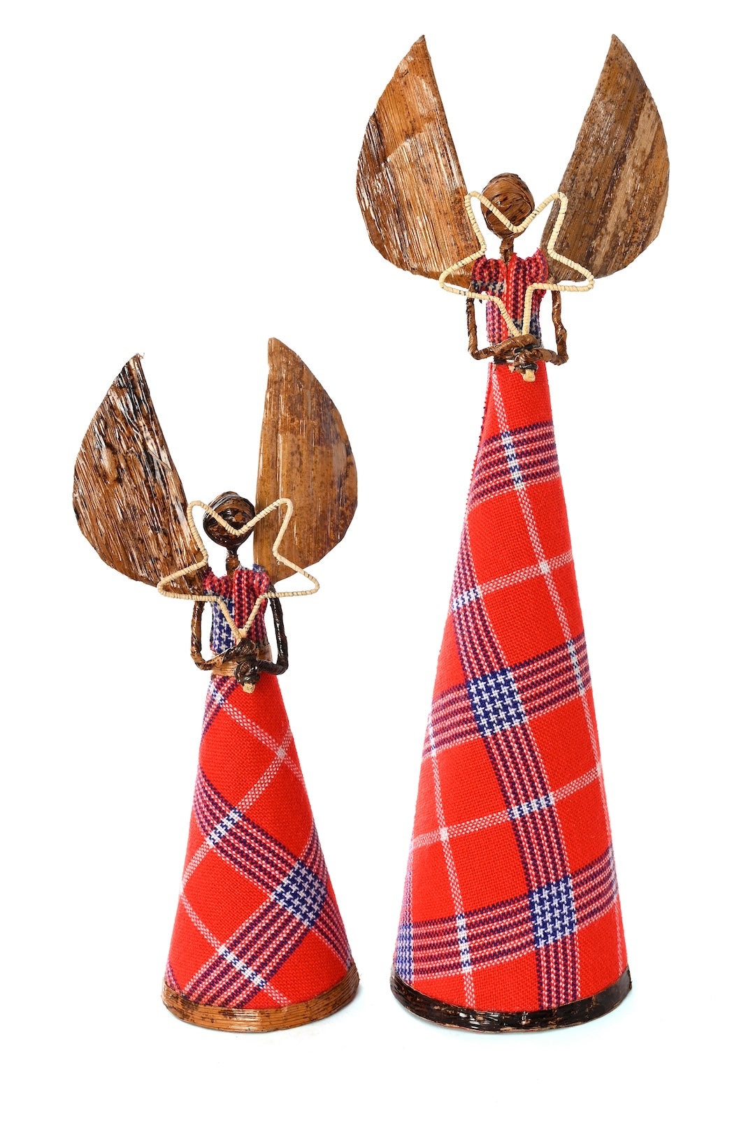 Large Banana Fiber Shuka Angel with Star