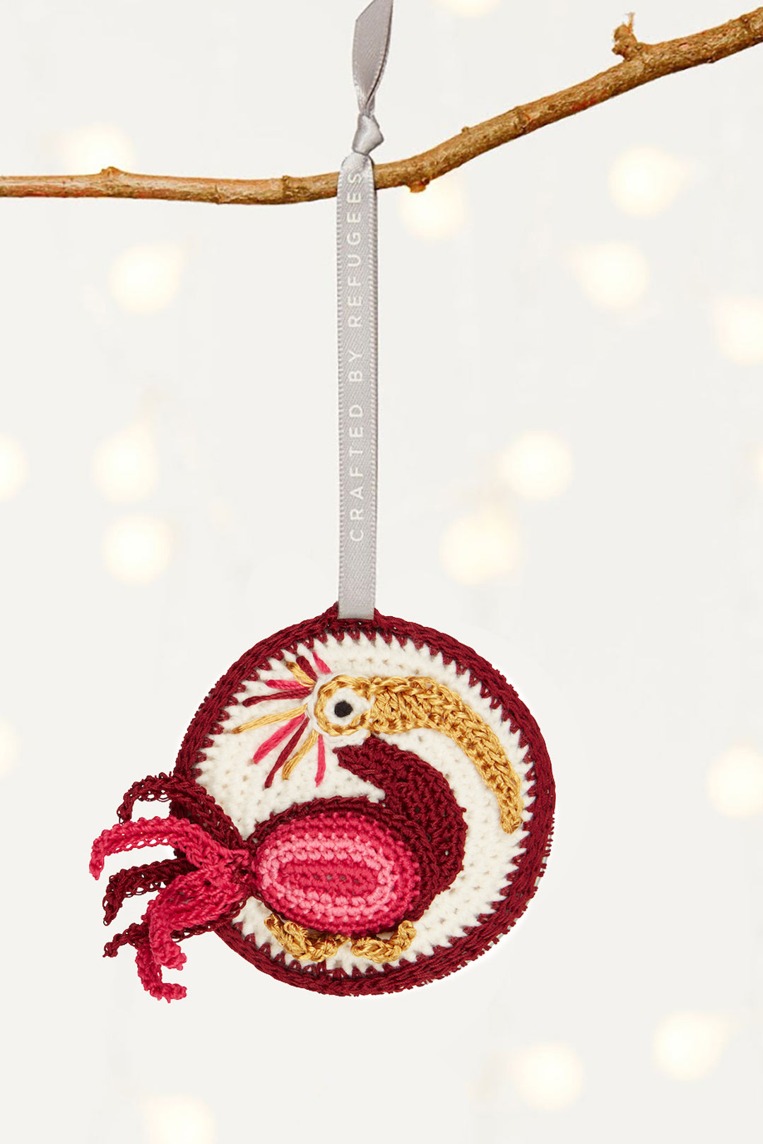 Brave Ibis Ornament, Made by Refugees - UN Refugee Agency