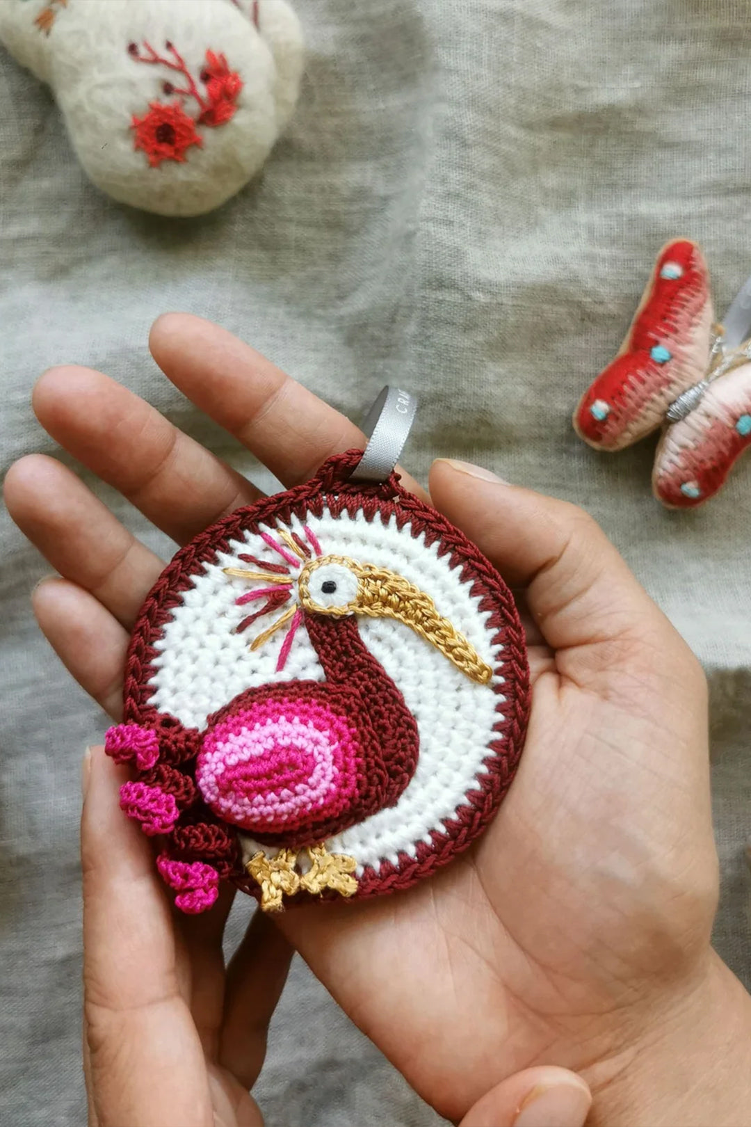 Brave Ibis Ornament, Made by Refugees - UN Refugee Agency