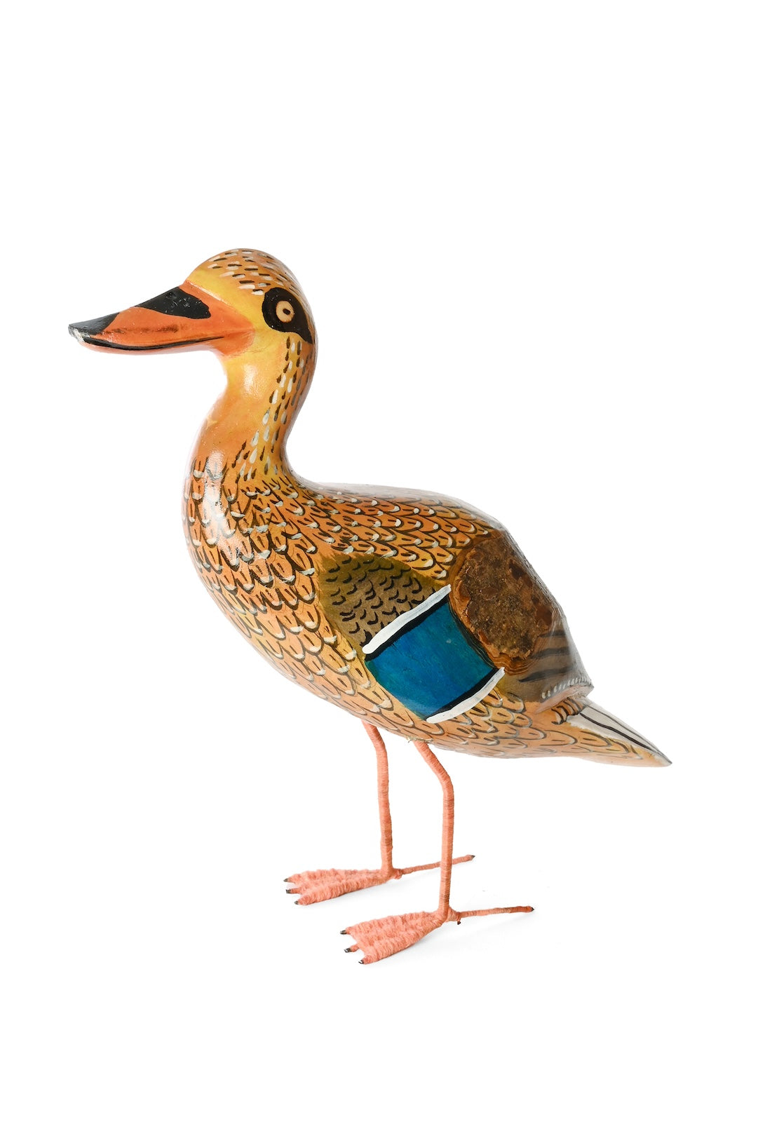 Jacaranda Wood Female Mallard Sculpture