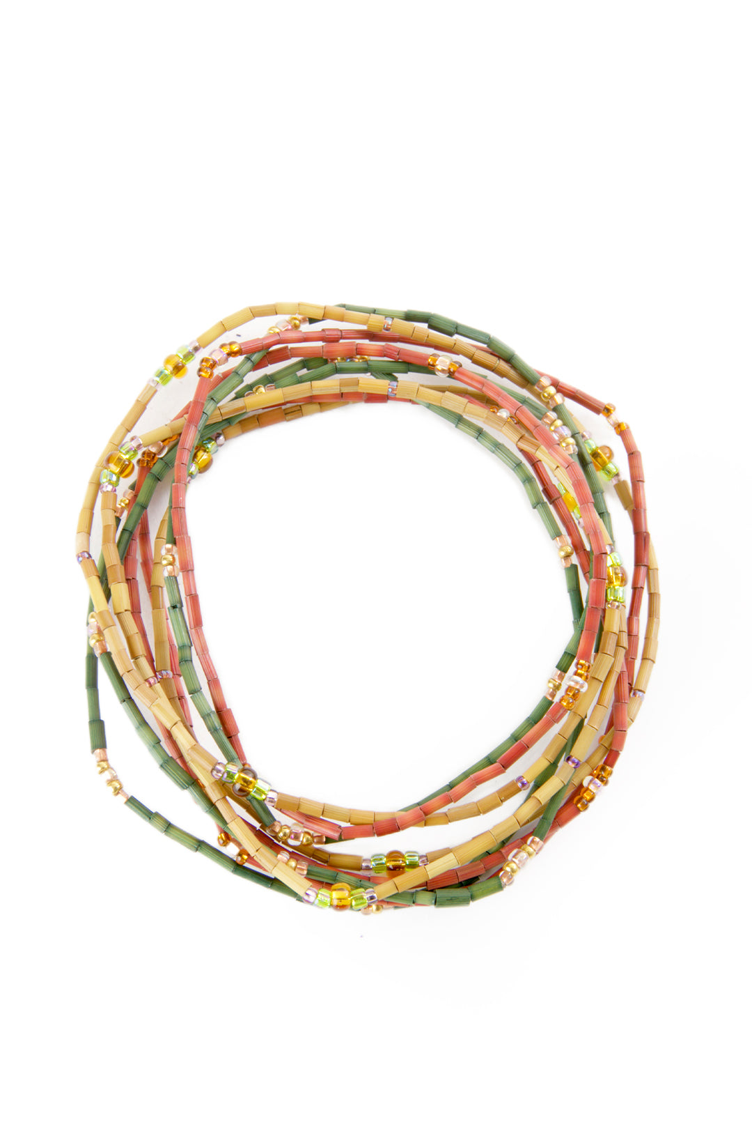 The Leakey Collection Set of 3 Zulugrass Single Strands - Forest