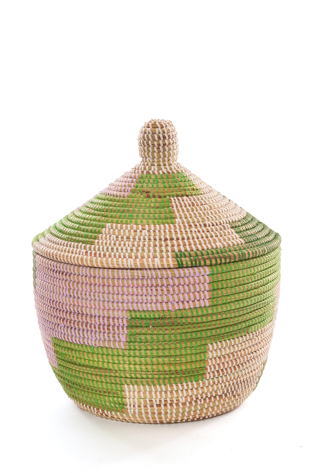 Green, White & Lavender Hamper & Baskets Set