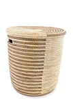 Cream & Nutmeg Flat Lid Hamper Basket