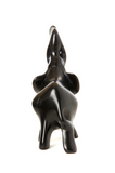 Small Soapstone Trumpeting Elephants