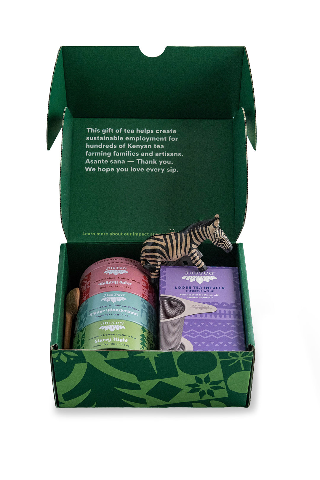 JusTea® Loose Leaf Tea Holiday Cheer Gift Box