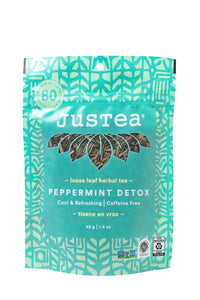 JusTea® Peppermint Loose Leaf Tea