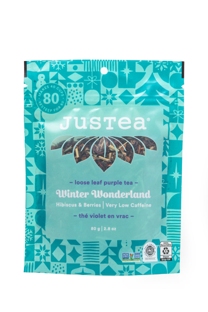 JusTea® Winter Wonderland Loose Leaf Tea Pouch