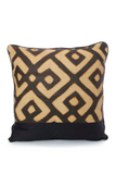24" Limited Edition Cream Maze Raffia Pillow