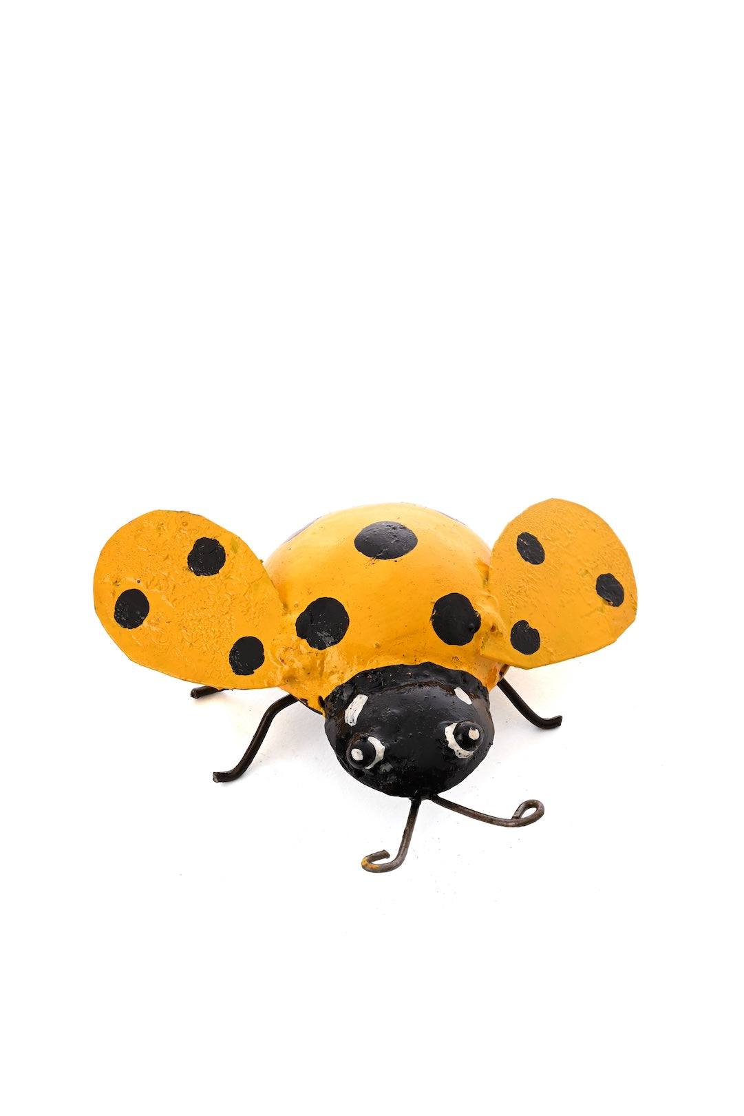 Recycled Metal Ladybug Sculptures