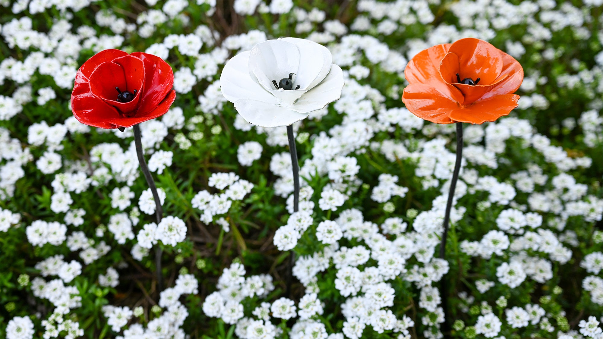 California Poppy Garden Stakes | Fair Trade Garden Decor