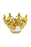 One of a Kind Colorful 6 Lady Ceramic Ubuntu Bowl
