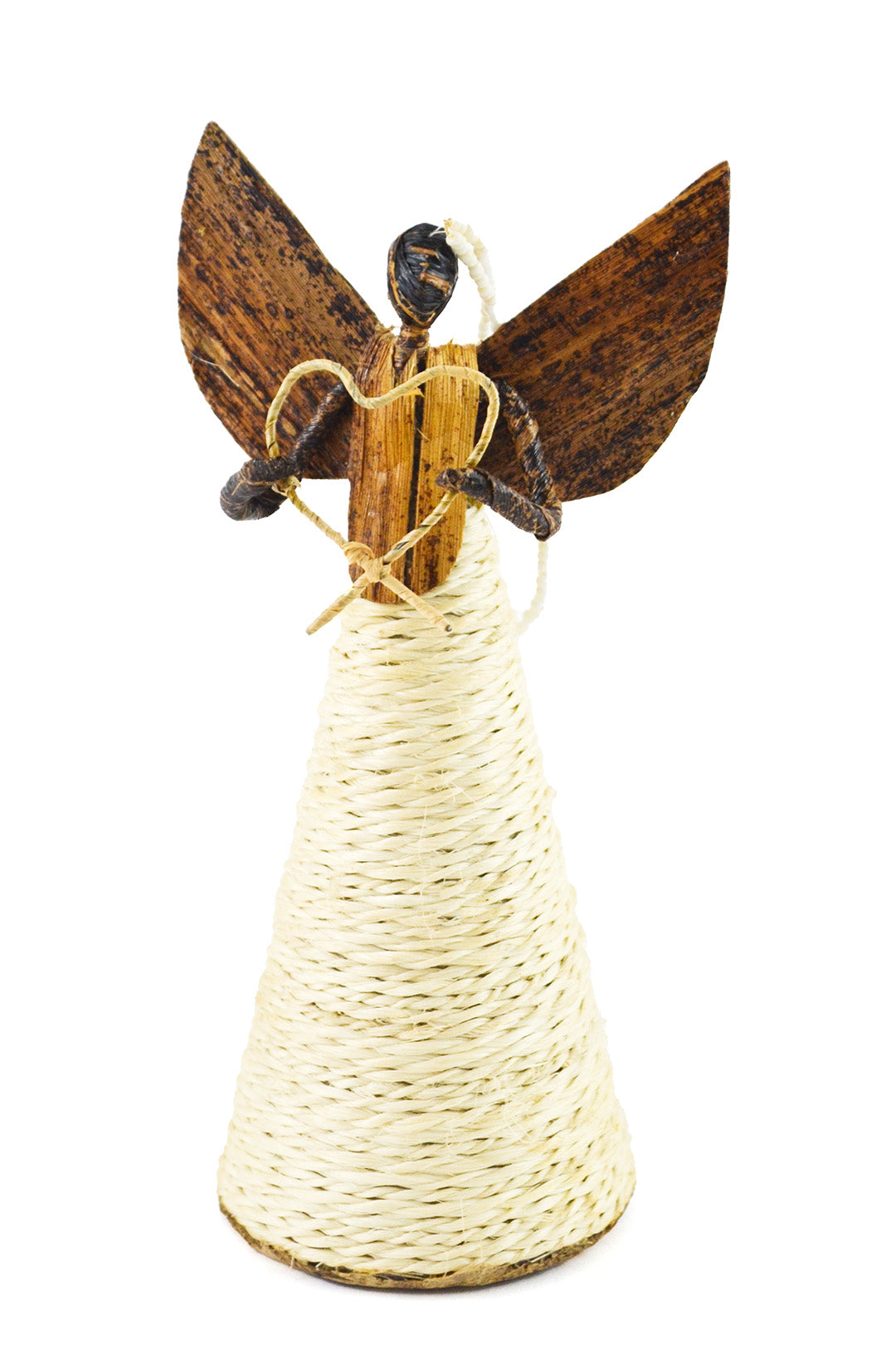 Large Banana Fiber and Natural Sisal Angel