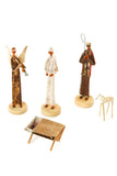 5-Piece Nativity Scene with Banana Fiber Box