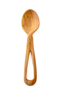 Wild Olive Wood Loop Handle Spoon