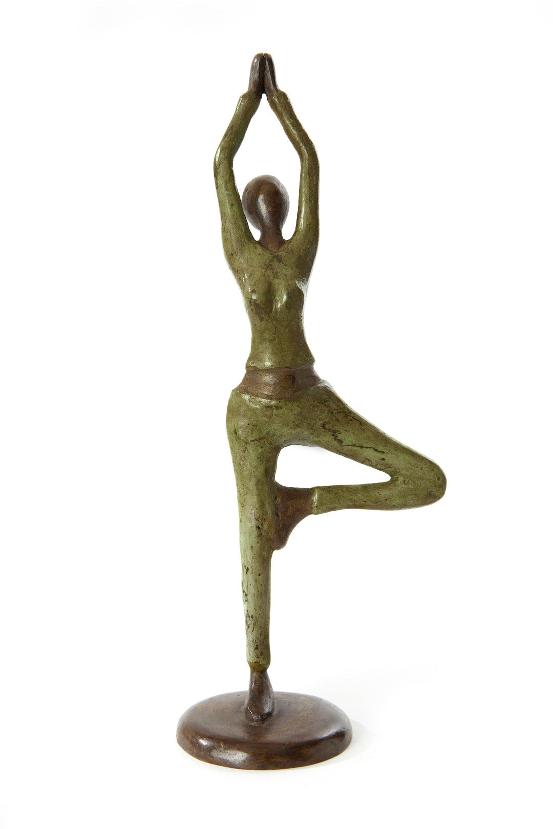 Yoga Tree Pose Bronze Sculpture