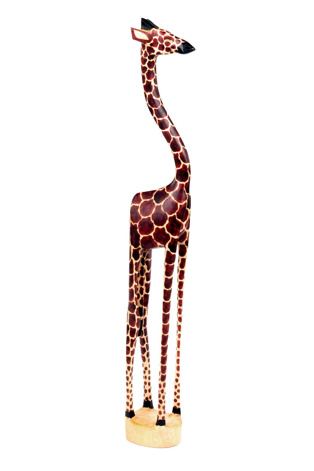 Long Leg Giraffe Jacaranda Wood Sculpture