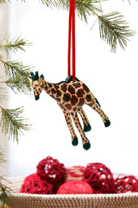 Jacaranda Giraffe Ornament Set of 6