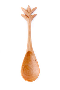 Wild Olive Wood Pineapple Spoon