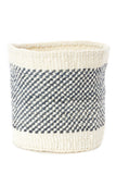 Set/2 Graphite Sisal Nesting Baskets