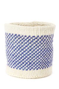 Set of 2 Periwinkle Sisal Nesting Baskets