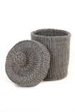 Gray Sisal Mini Container Basket