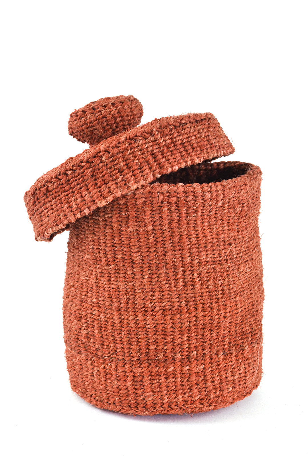 Rust Sisal Mini Container Basket