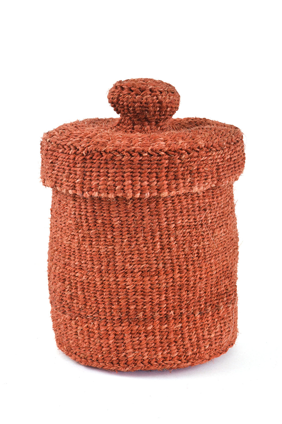 Rust Sisal Mini Container Basket