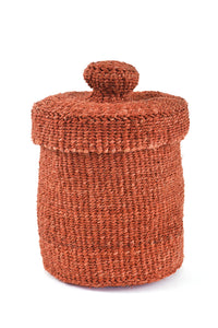 Rust Sisal Mini Container Basket