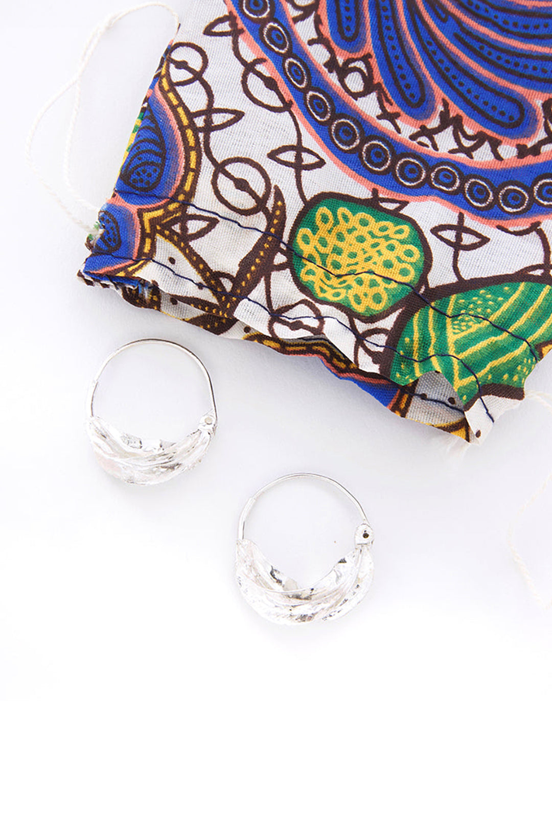 Sterling Silver Twirl Earrings from Senegal