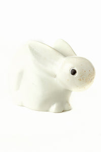 White Soapstone Mama Bunny Rabbit
