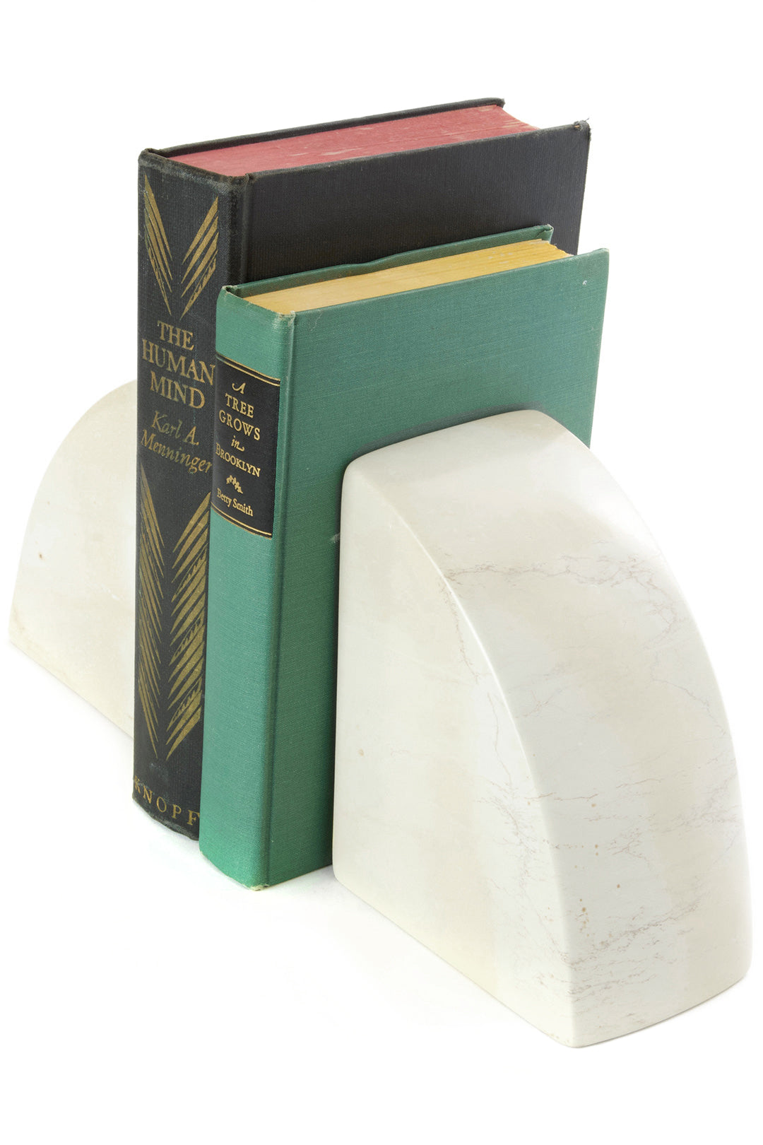 Natural Soapstone Deco Bookends