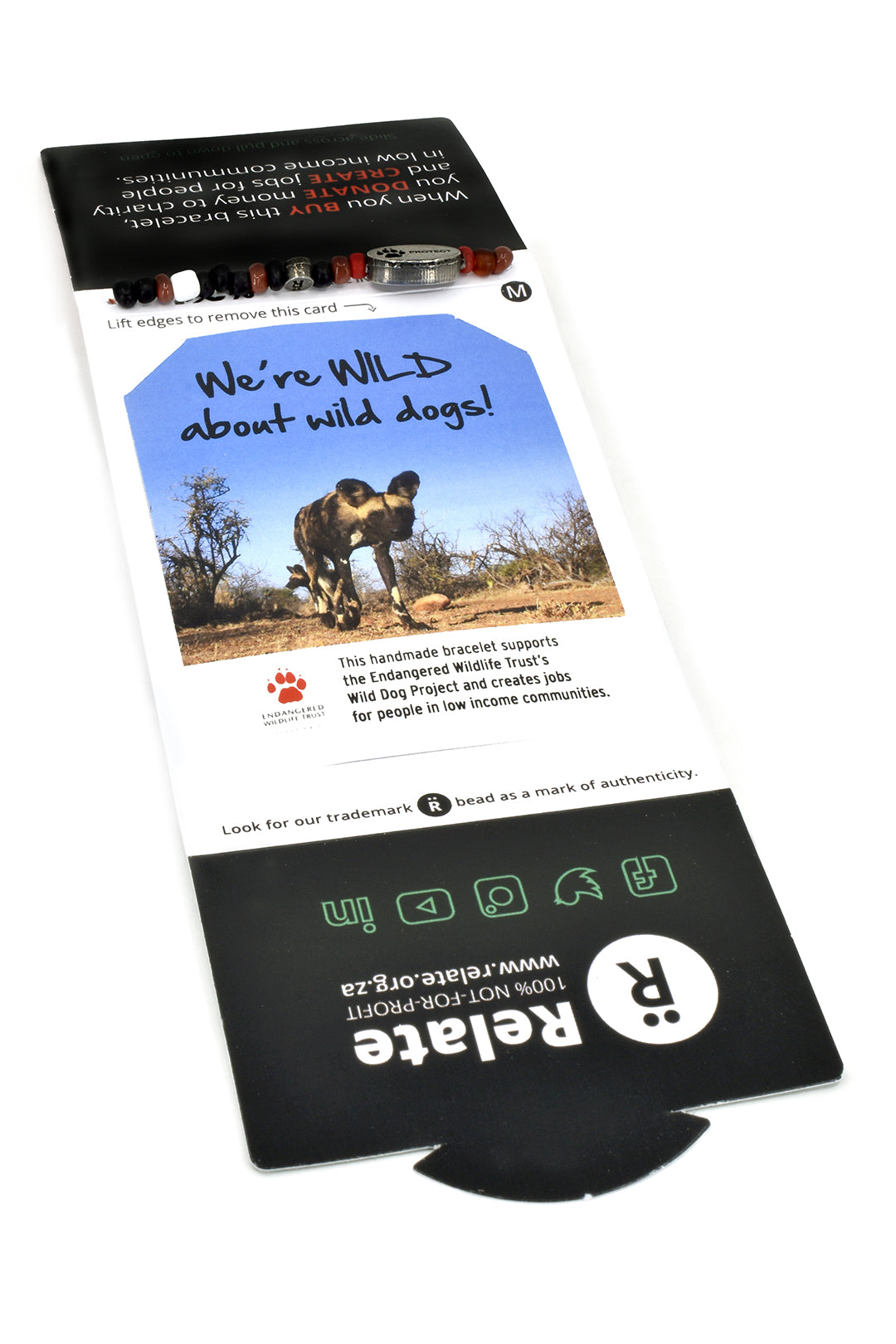 Wild About Wild Dogs South African Relate Cause Bracelet