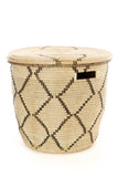 Lattice Design Flat Lid Senegalese Hamper