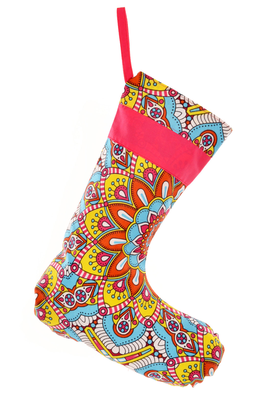 Assorted Chitenge Cloth Christmas Stockings