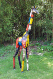 Extra Large Giraffe Oil Drum Sculpture